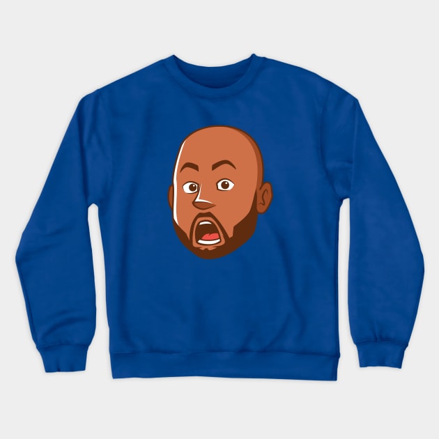 OH DAMN! Crewneck Sweatshirt by Spawn On Me Podcast